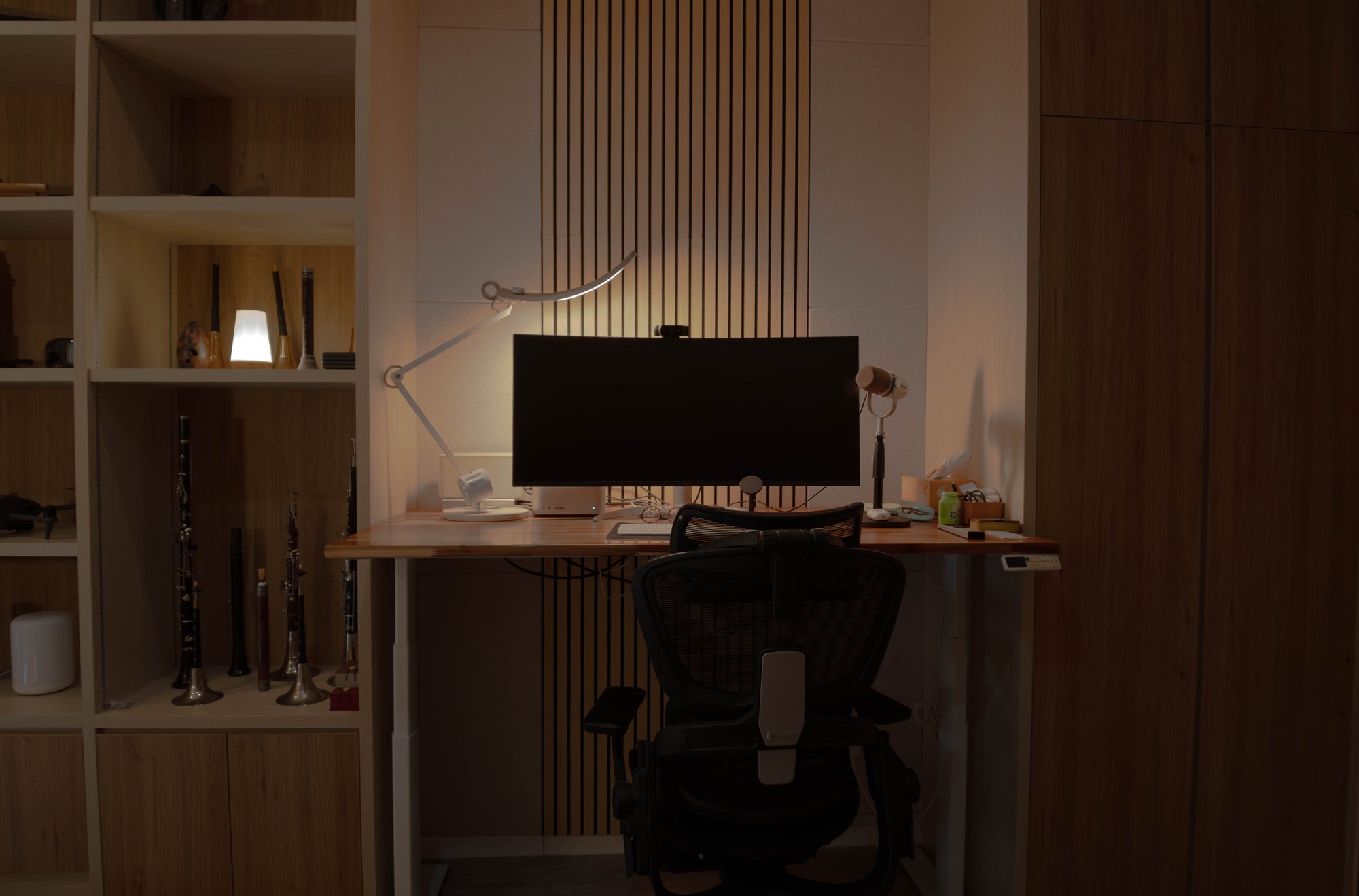 Custom listening room interior design Singapore