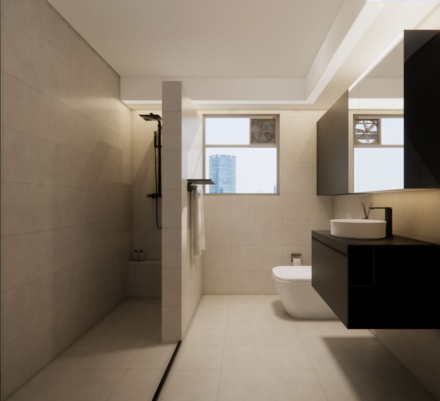 Modern apartment interior design Singapore