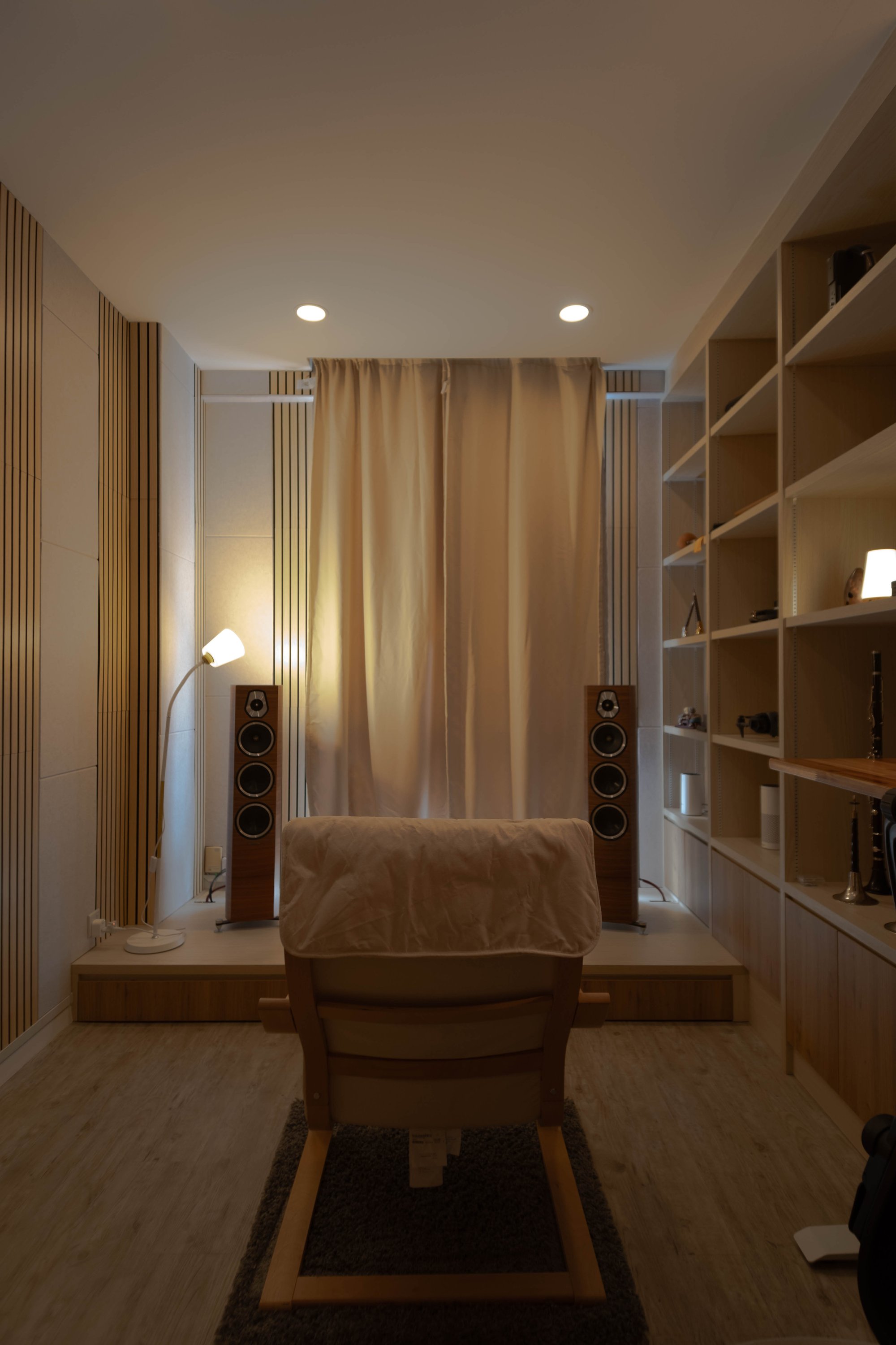 Modern residential listening space Singapore